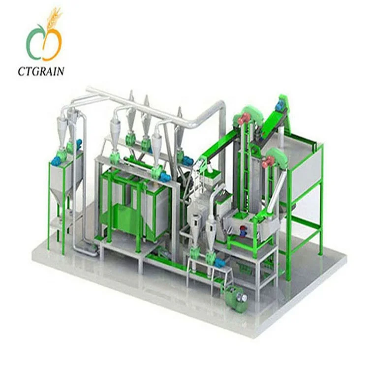 30ton Per Day Flour Mills in Dubai Electric Grinder Machine Flour Mill