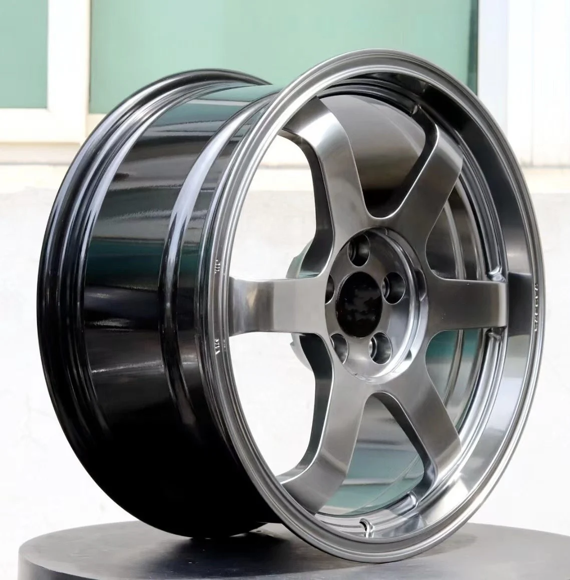 Bku racing  passenger car wheels 5x114.3 wheels 18 inch for volk te37 jdm wheels Japanese car tesla model 3