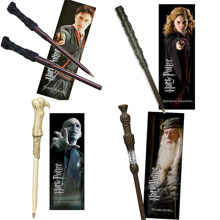 Best Sell Wholesale Resin Material Harry Wand Potter Pen 3D Promotion Ballpoint Pen