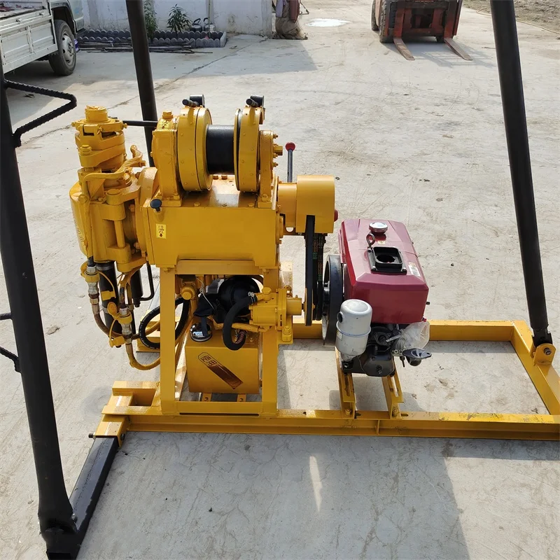 New popular product R180 diesel engine /8 HP FY-70 crawler drilling rig water well drilling