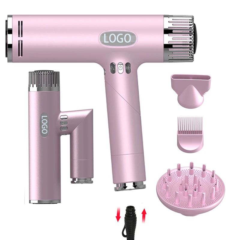 Original Factory Supply Lightweight High-Speed Brushless Motor Fast Drying Negative Ionic Hair Dryer With Magnetic Nozzle