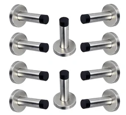 Door Stops 304 Stainless Steel Door Stopper Hidden Door Holders Catch Floor Nail-free Doorstop Furniture Hardware