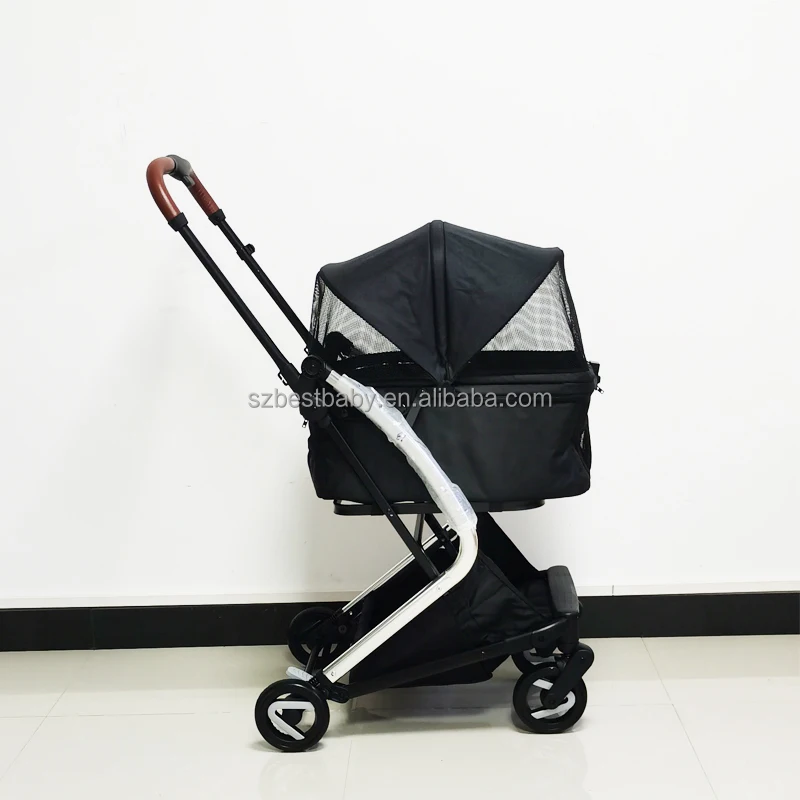 Wholesale Luxury Pet Stroller Dog Carrier 4 Wheels Pet Dog Stroller For Travel