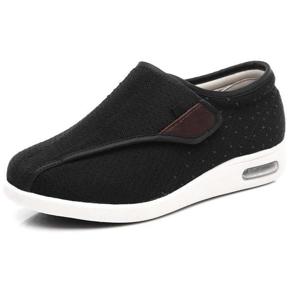 Diabetes shoes for men Elderly with swollen and wide feet shoes Wholesale of comfortable mother shoes manufacturer