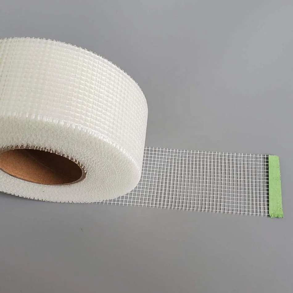 Alkali resistant self adhesive fiberglass mesh tape for crack joint drywall material in 20m 45m 90m