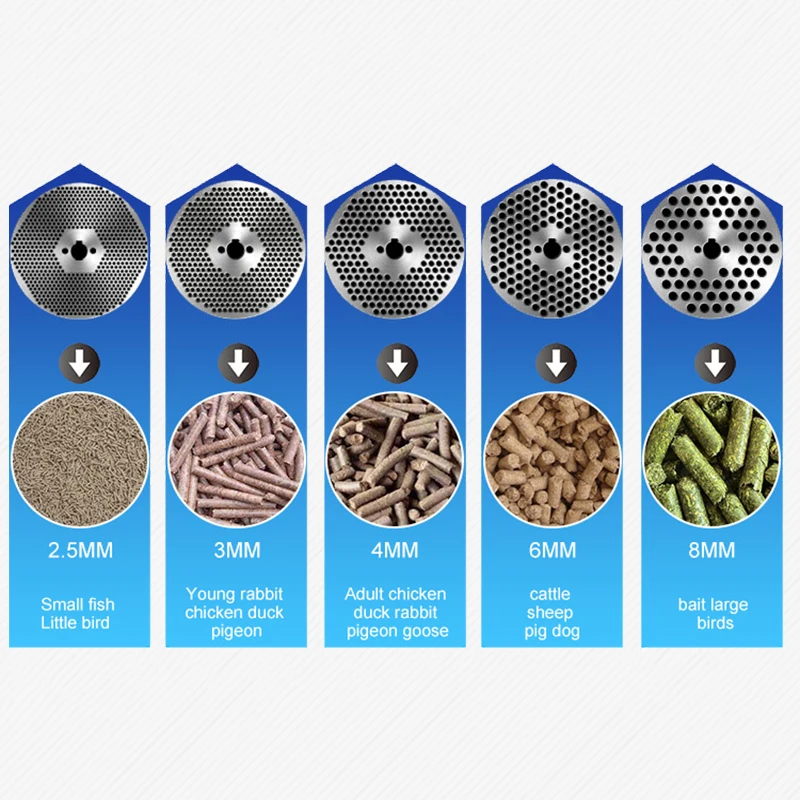 MACREAT Best Price Small Biomass Wood Pellet Machine Sawdust Chicken Feed Pellet Machine Home Use