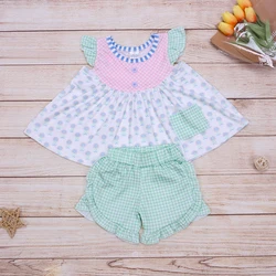 RTS summer baby girl outfit baby girls set toddler girls clothing for kids
