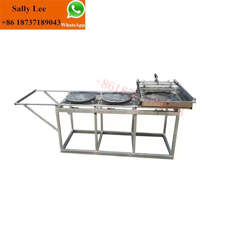Automatic samosa dosa roti sheet making machine / crispy bread making machine