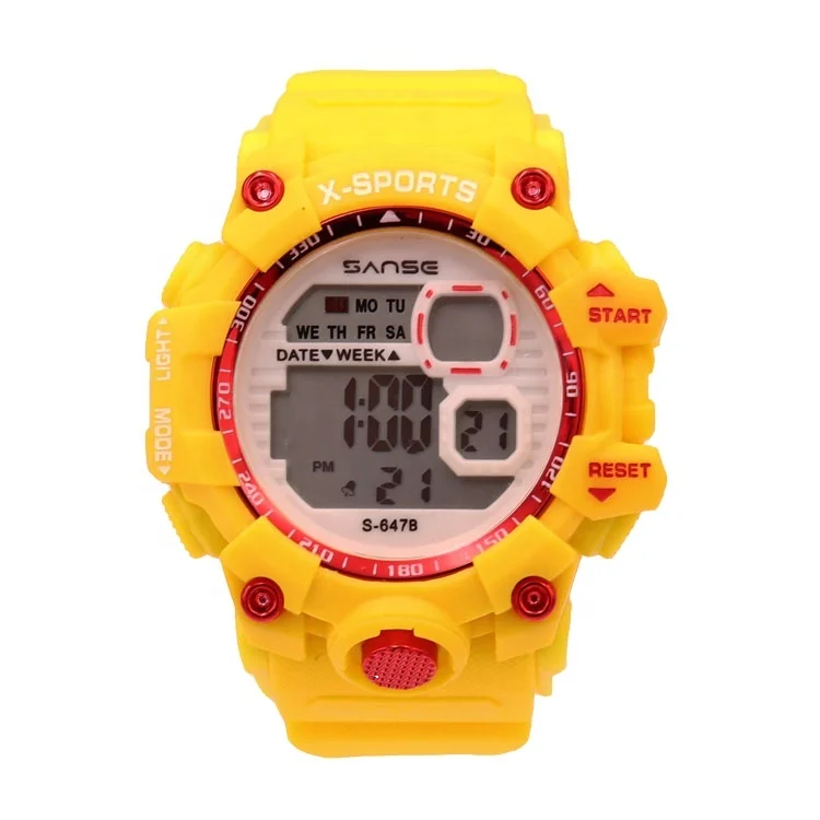 SANSE S-647B new color cheap waterproof 30WR digital relojes outdoor diving climbing wrist watch  relogio