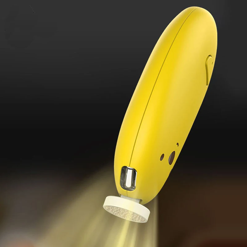 Rechargeable 6 Grinding Heads and LED Light Safe Baby Nail File Set Baby Nail Clippers Nail Trimmer Electric