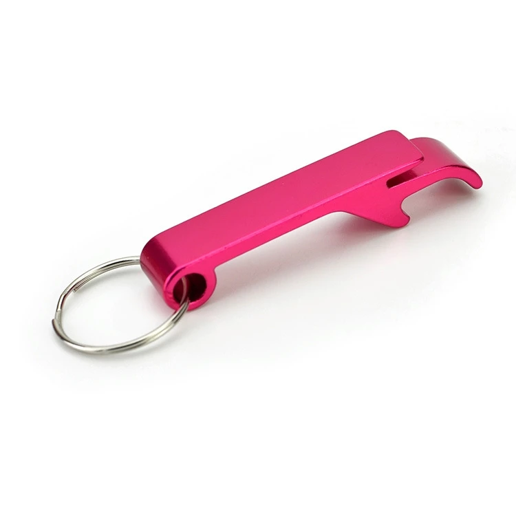 Personalized Custom Printed Logo Metal Mini Portable Beer Bottle Opener Zinc Alloy Key Chains Opener Metal Keychain