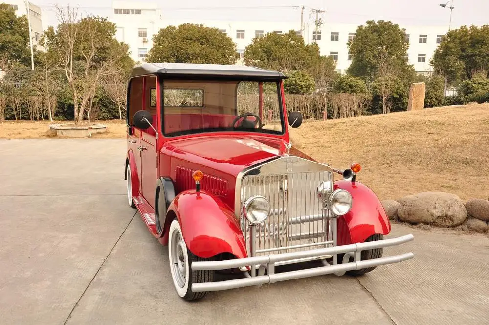Luxury sightseeing bus golf cart with doors for tourism