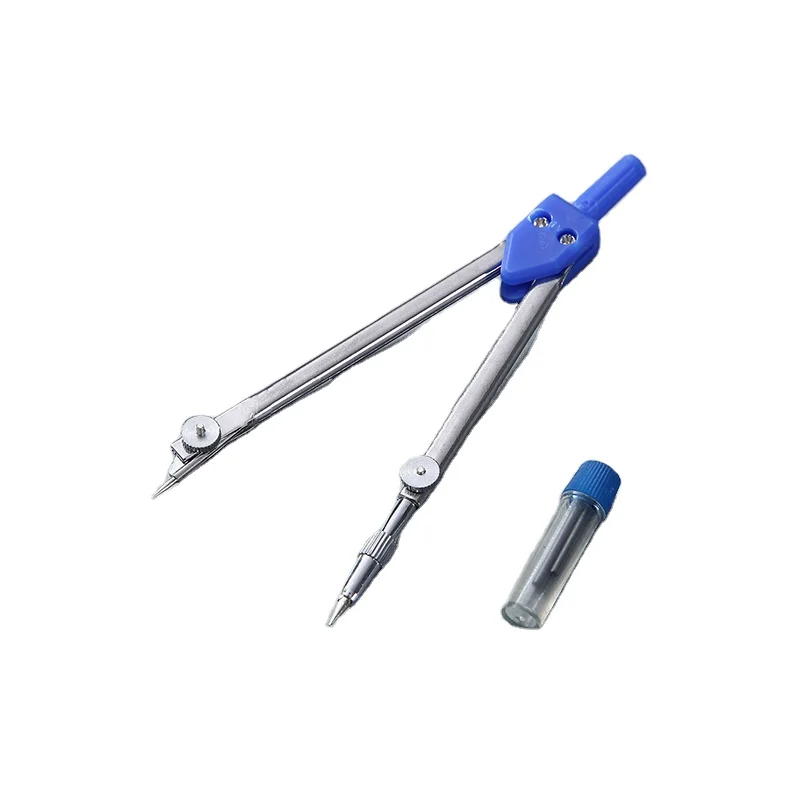 New Arrival Metal Compass Stationary Student School Drawing Tool Set with Packaging Box