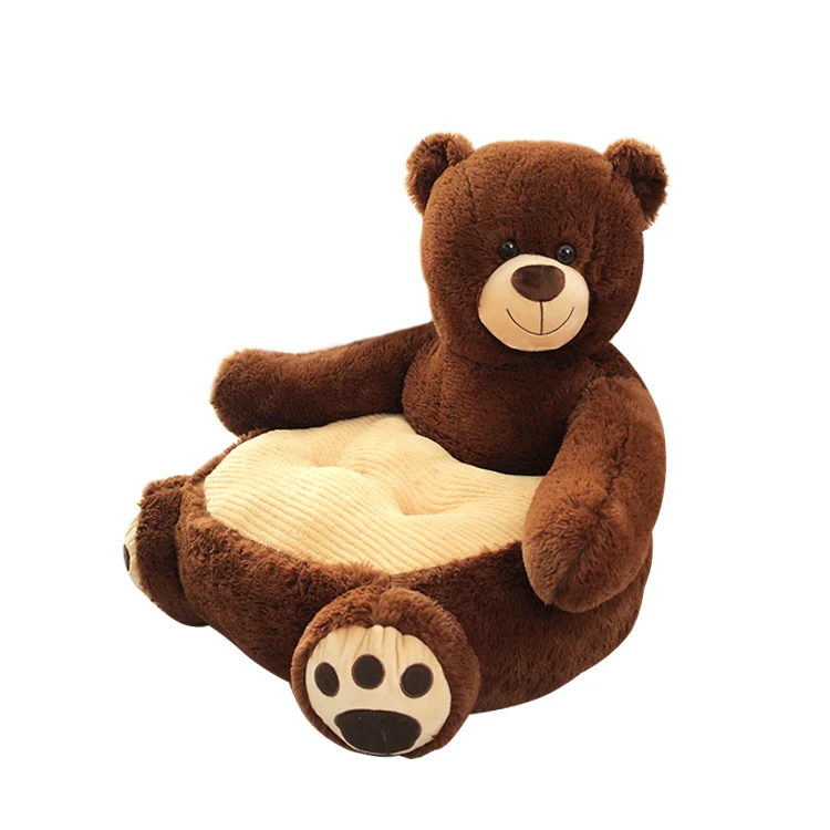 Wholesale Cheap Chair Sitting Seat Plush Soft Toys Stuffed Animal Small  Kids Animals Set Baby Sofa