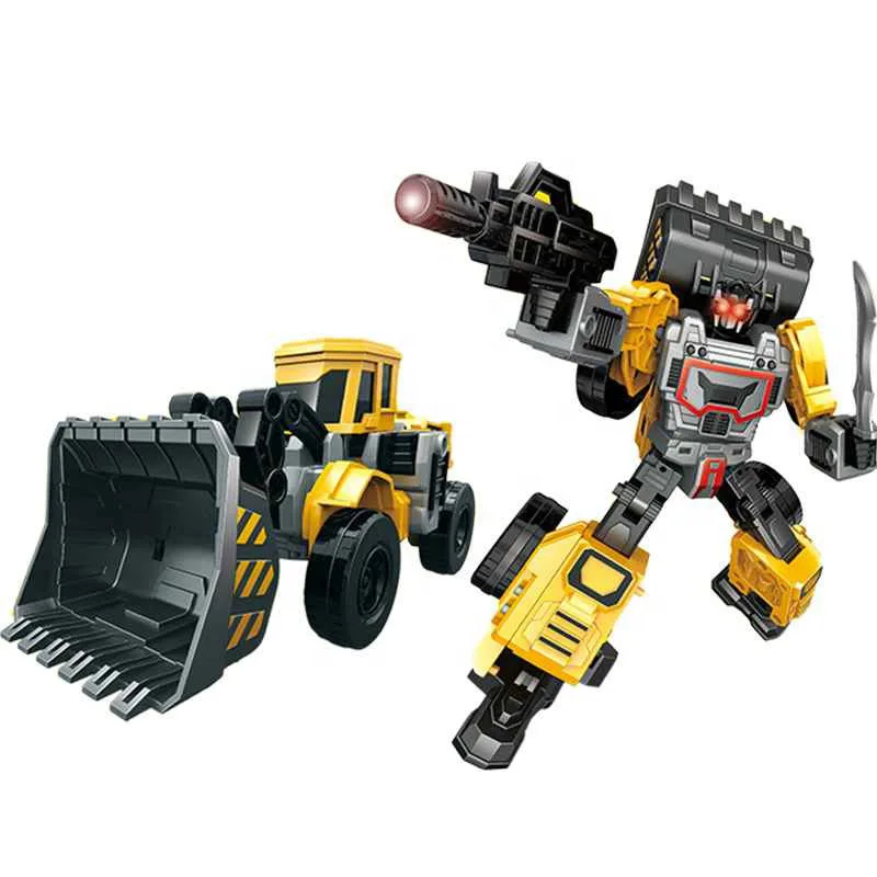 Transformation Car Toy Robot Engineering Vehicle Transforming Robot Deformation Robot Car