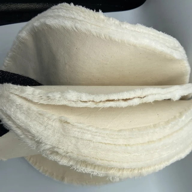 Round Brush cotton 100% natural cotton  for the maker  leather goods and  the leather and shoe  round cotton Brush