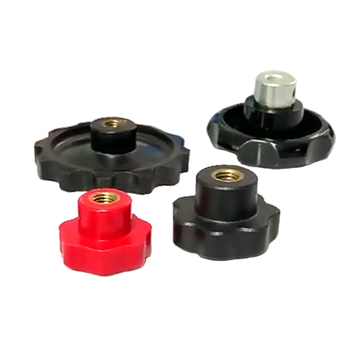 T Shape Triangle ABS Plastic Bakelite Knob clamping handle screws heat resistant bakelite star knob