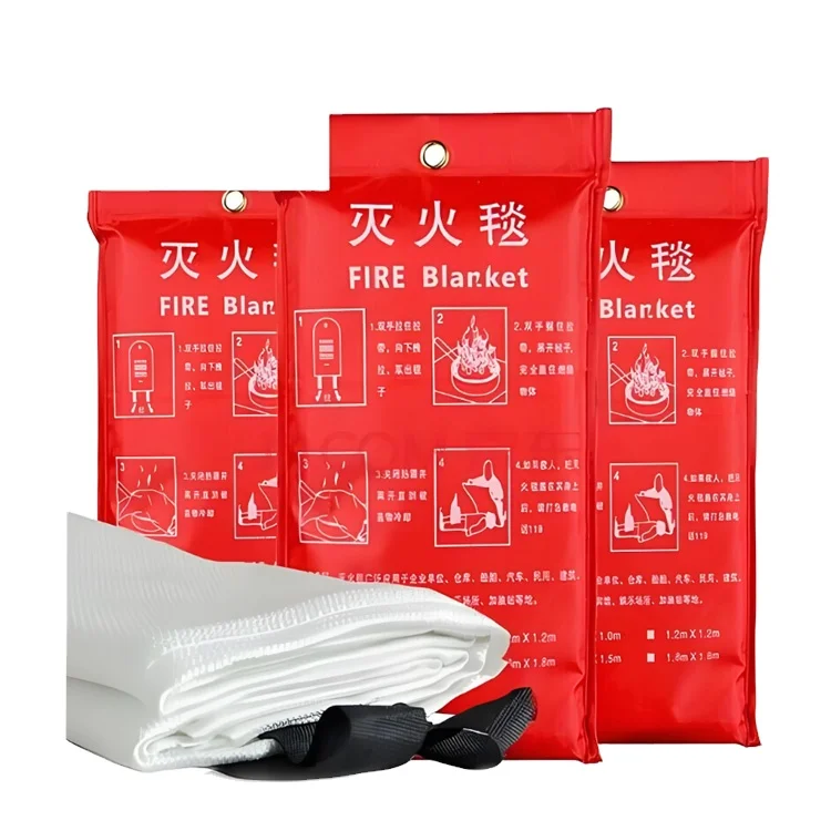 Thermal insulation fire retardant airline blanket for lithium battery fire prevention