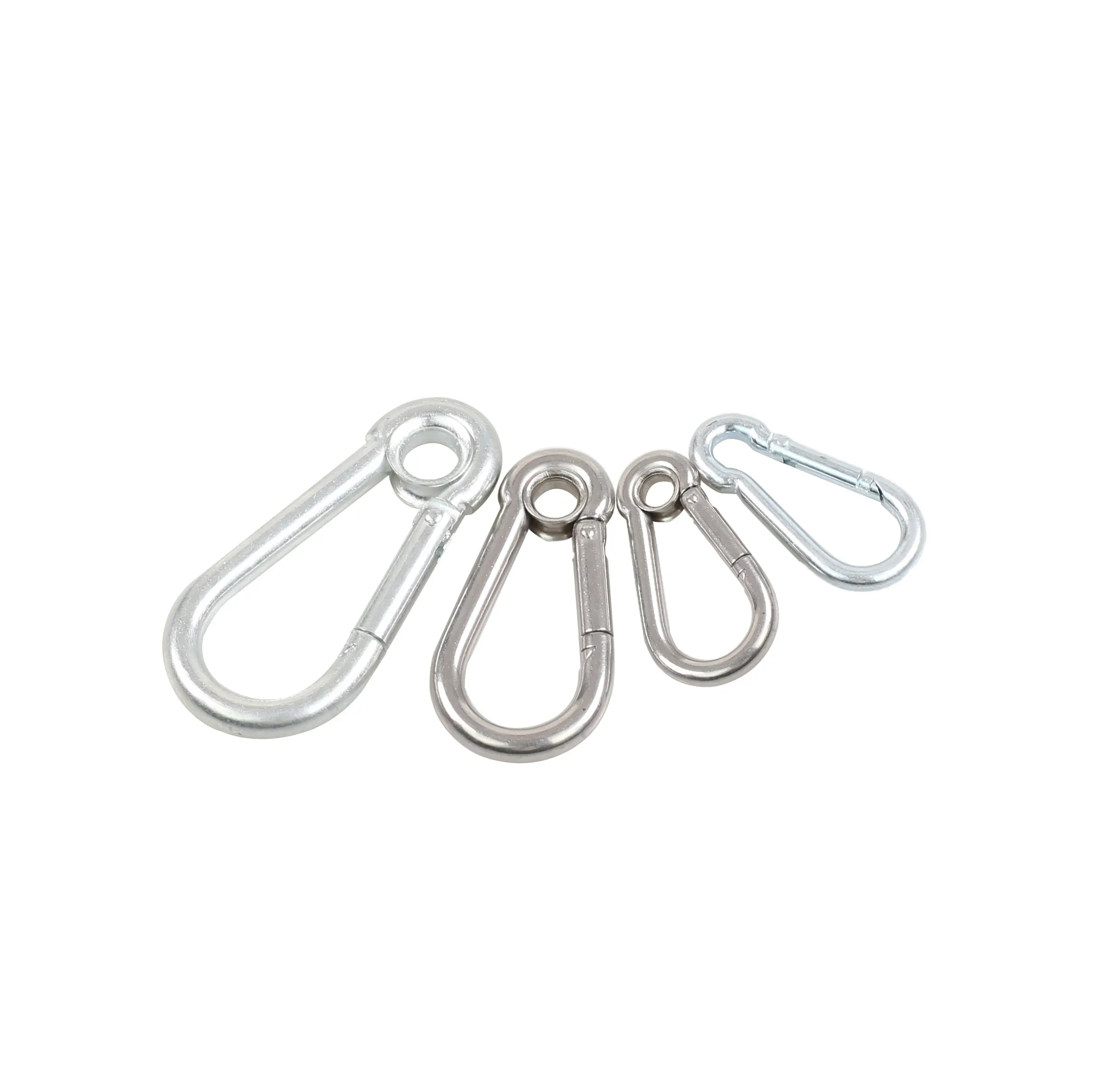Manufacture Directly Stainless Steel Eyelet Snap Belt Pins Hook For Bungee Rope