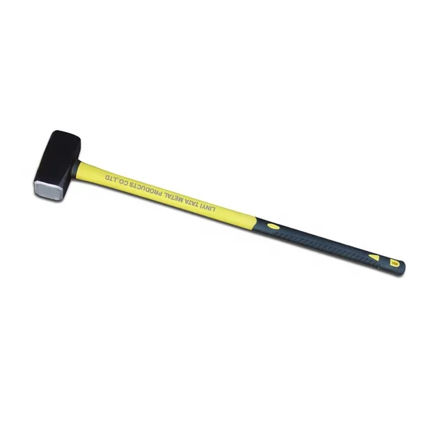professional hammer factory wholesale 3kg,4kg,6kg,8kg stoning hammer with fiberglass handle