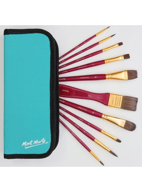 Mont Marte watercolor paint brushes