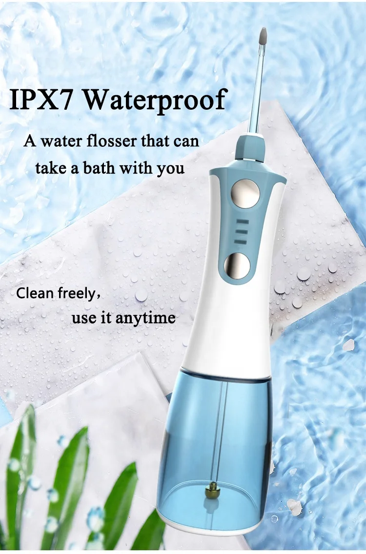 IPX7 водонепроницаемый портативный отбеливающий беспроводной ирригатор Стоматологический