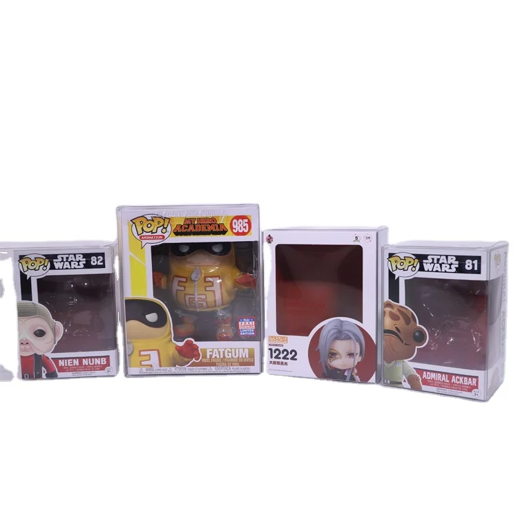 Custom Clear Packaging Box Recycle PET PP PVC Transparent Box Toy plastic Protector Boxes