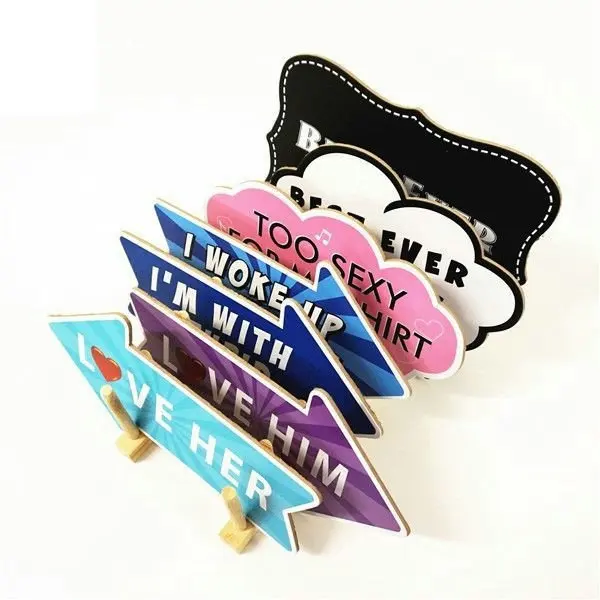 High Quality Event Decoration Wedding favors friendly ornaments Wedding Signs