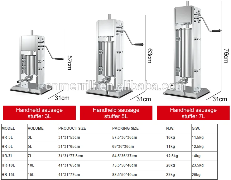 german sausage stuffer