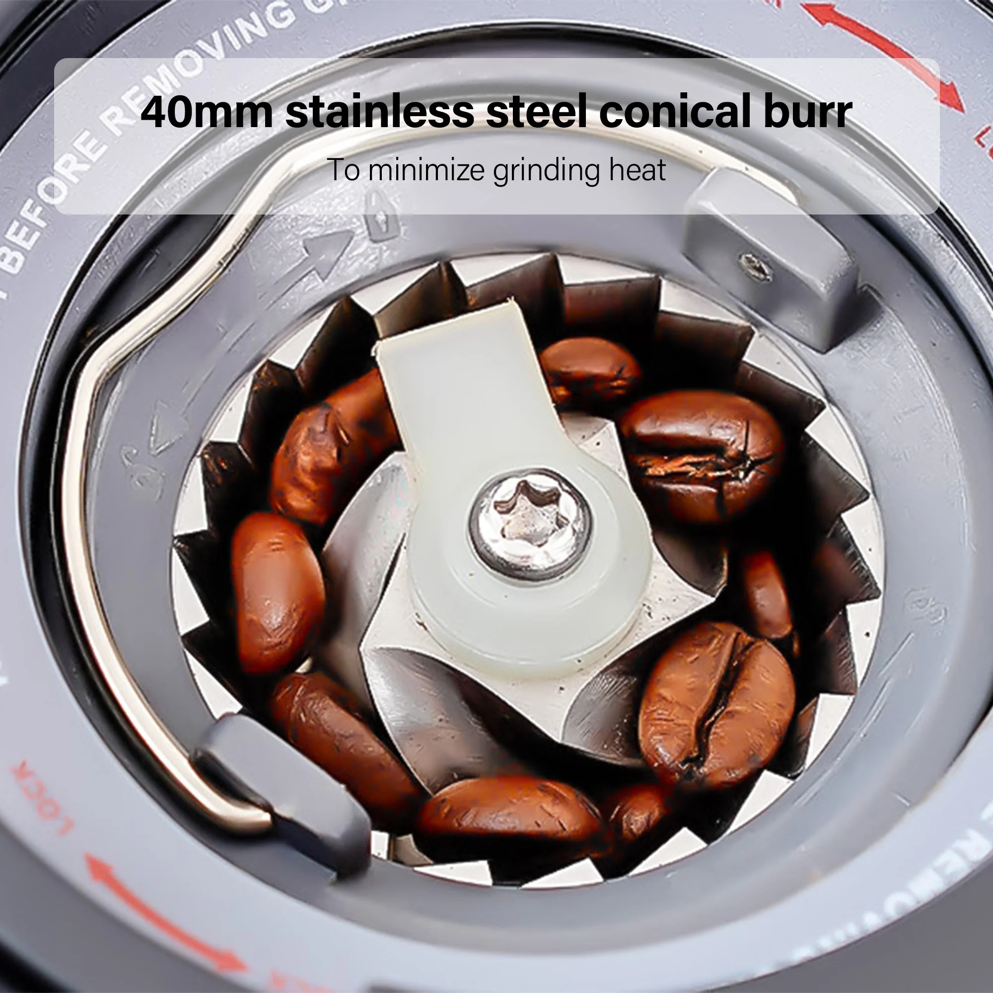 From French Press Coarse to Espresso to Turkish 160g Large Capacity Smart Coffee Grinder