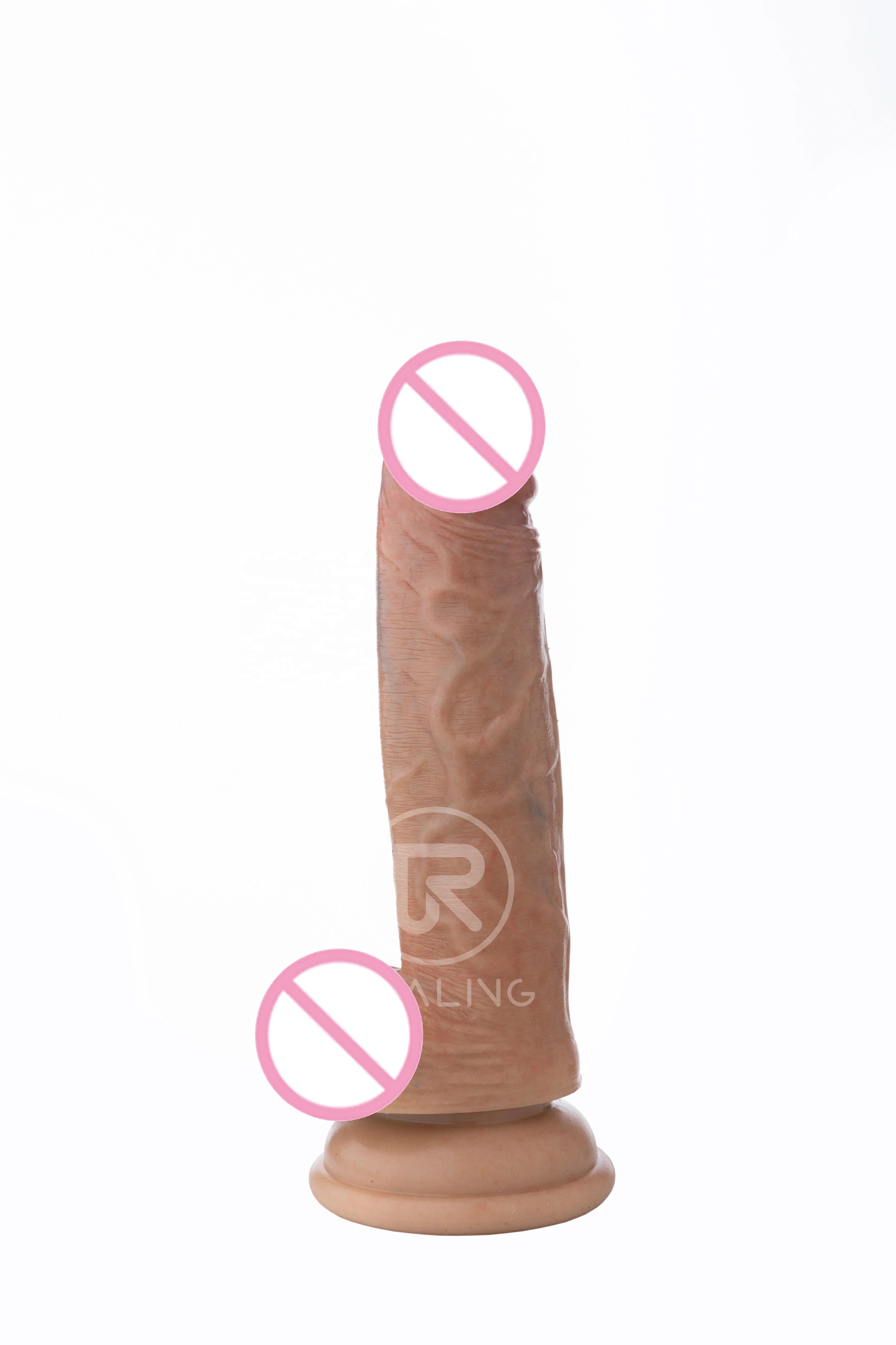 REALING Remote Thrusting 8.6inch Lifelike Suction liquid silicone dildo artificial penis Vibrator sex toys for woman  video