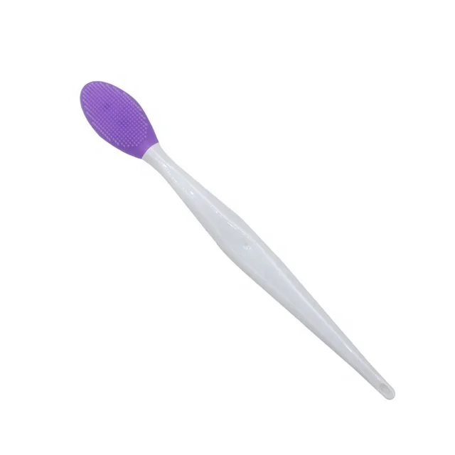 BEAU FLY lip scrub brush Easy To Carry Face Blackhead Removal Cleaning Silicone Nose Cleaning Brush Exfoliate Brush