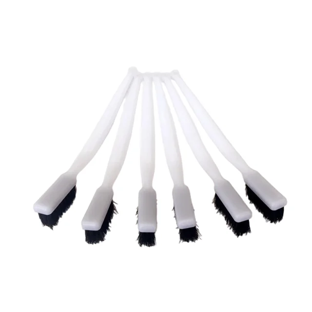 PP Handle Nylon Cleaning Tooth Brush  for leather and shoe factory  plastic handle glue paste tooth brush