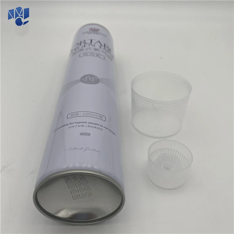 Empty 500 100 600ml black and gold tin hair spray gas air freshener threaded pump aerosol oxygen cans trade wholesale 52mm 65mm