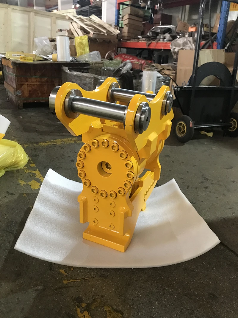 Double Lock Tiltrotator Hydraulic Quick Hitch Rotation Tilting Quick Coupler With High Quality Cylinder