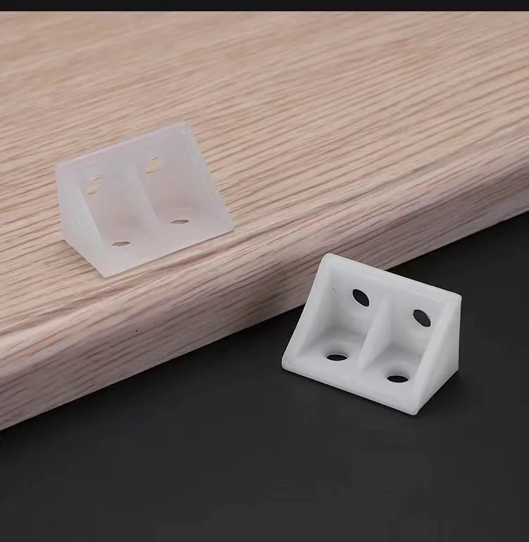 Plastic Angle code 90 degree right Angle furniture five accessories Wardrobe laminate bracket connector