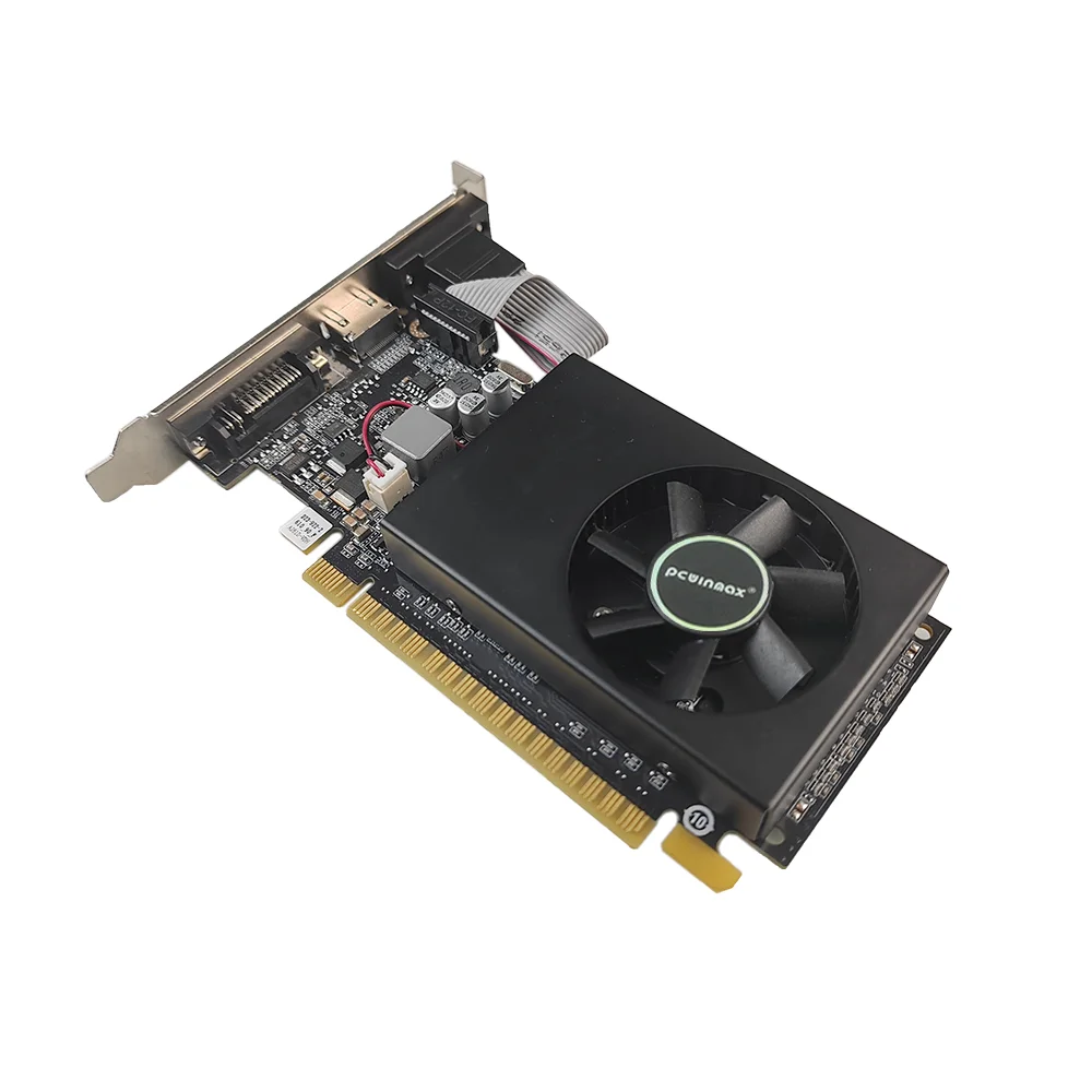 PCWINMAX низкопрофильный GPU Geforce GT 705 730 1030 DDR3 DDR5 64 бит 2 ГБ 4 оригинальная игровая настольная видеокарта