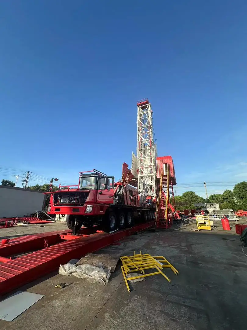 Китай высокое качество нефтяного грузовика-монтируется буровая установка для продажи