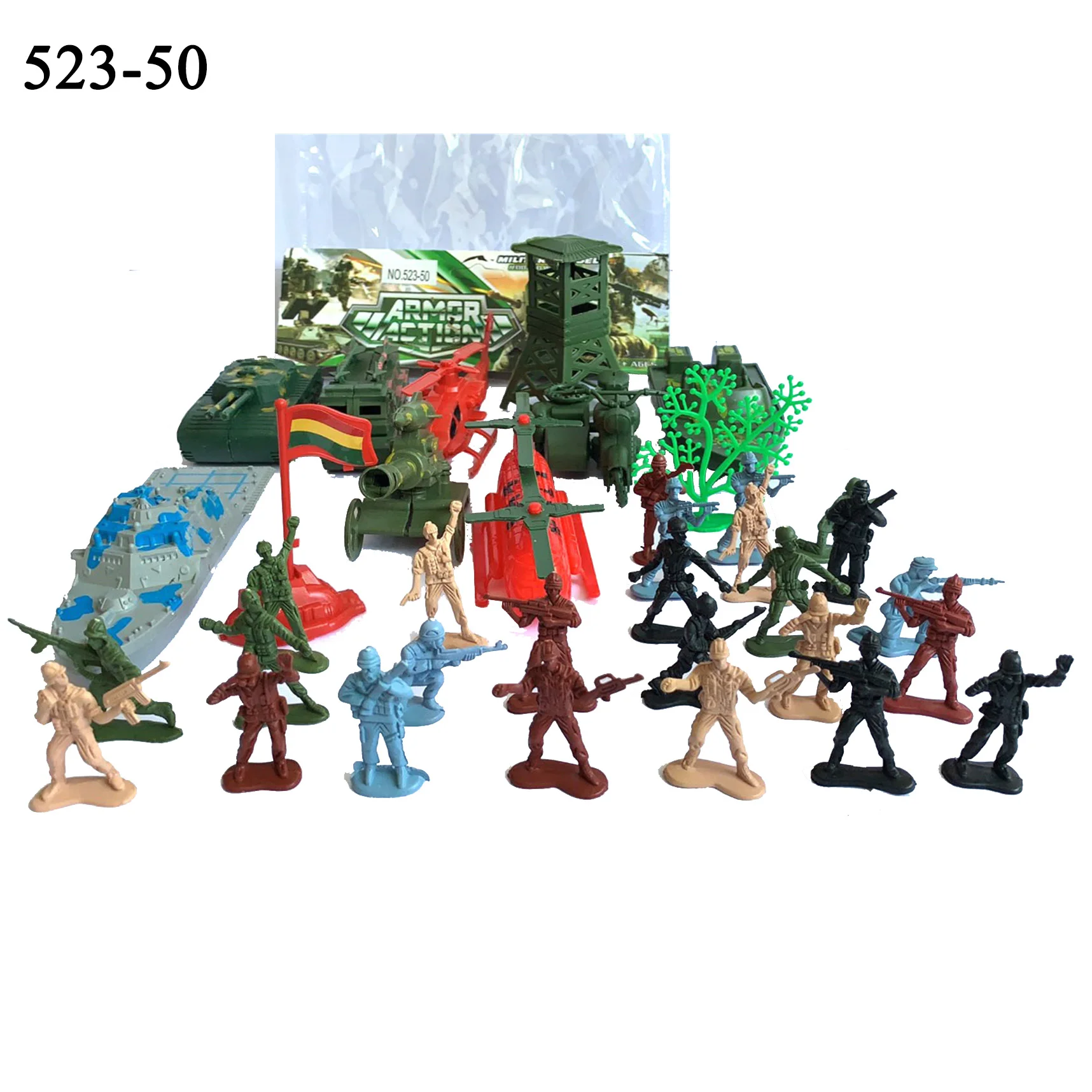 Army Men Toys for Boys Mini Action Soldiers Figures Set Vehicle Parts Military Toys Play Set Toy Model War Military Miniature