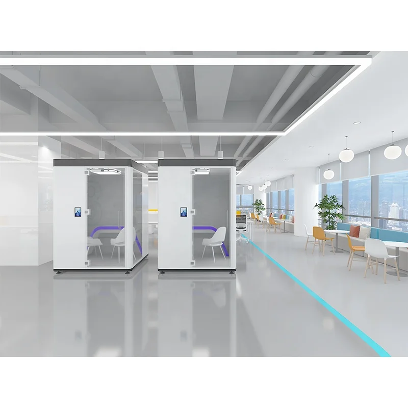 2024 Outdoor Soundproof Indoor Mobile Pod Work Space Meet Booth Customized Service Sound Proof Work Pod