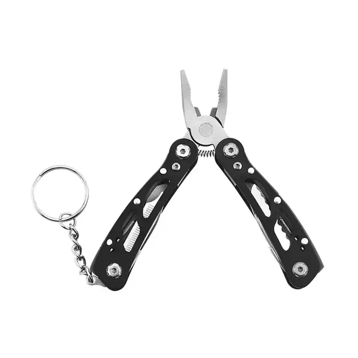 Hot Sale Multifunctional Pliers Hand Tools Portable Tool Folding Pocket Folding Knife With Key Ring