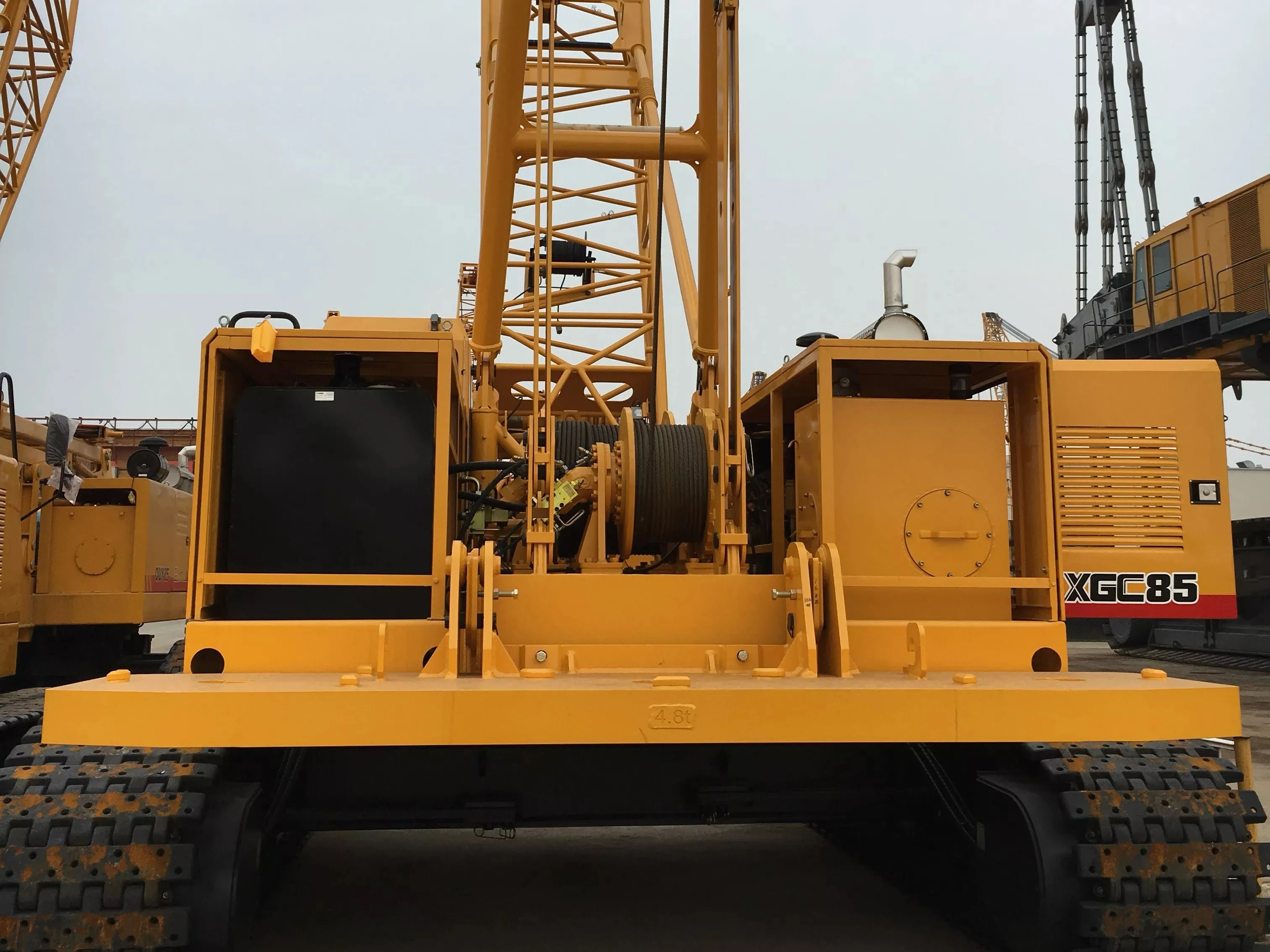 XGC100 China Excellent Condition Cranes Lifting Capacity 100 Tons Crawler Crane2