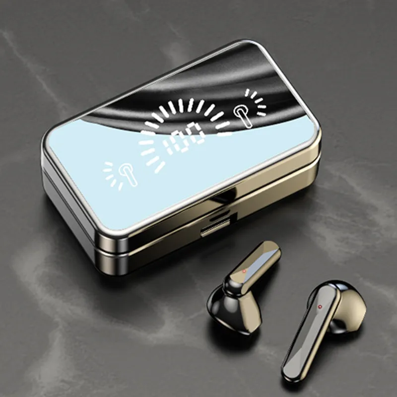 S20 TWS 5.1 Earbuds With Mirror True Stereo Headphones 3 In 1 Wireless Power Bank Earphones F9-5 Fones De Ouvido Sem Fio