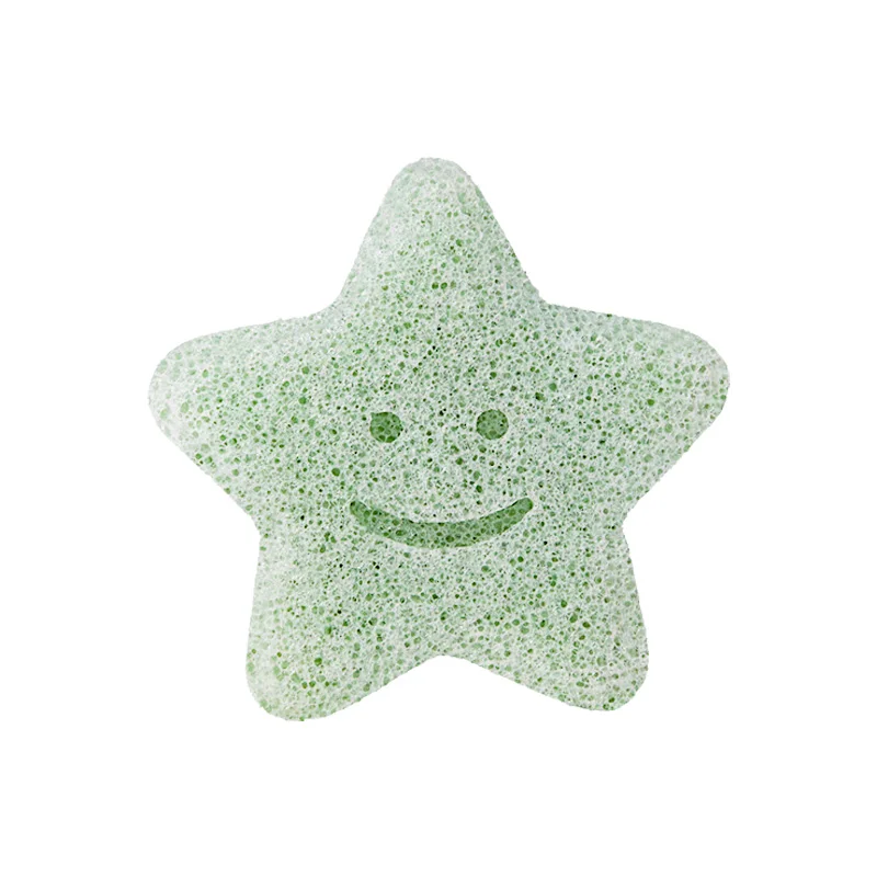 Well Designed Sea star Face Cleaning Sponge 100% Natural Konjac Face Cleaning Sponge