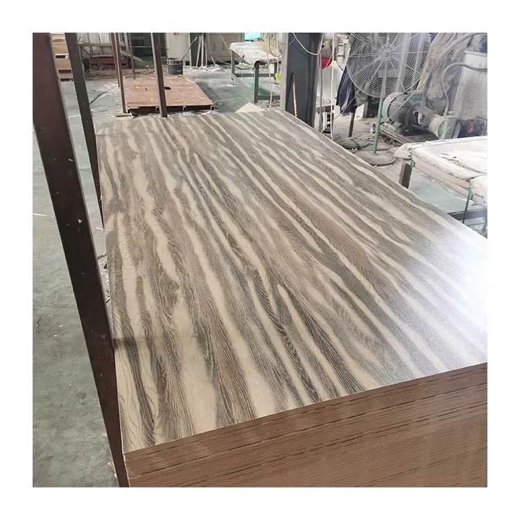 White Melamine Laminated Fiber board MDF Board for Various Uses melamine chipboard