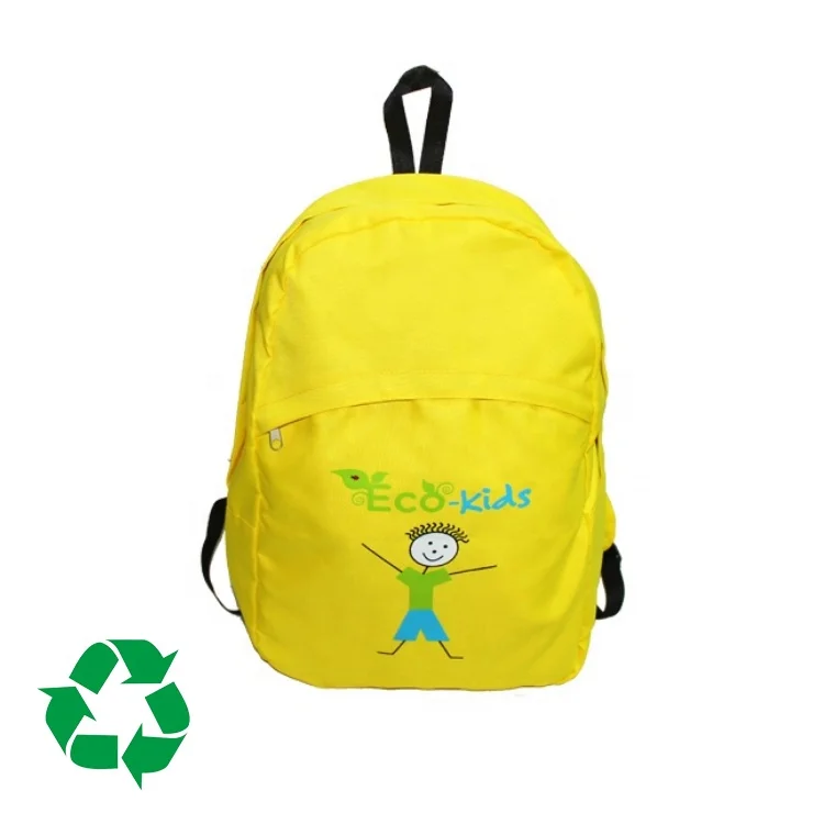 GRS certified golden supplier Eco bag friendly sustainable products rpet fabric Children Backpack Kids School Bags