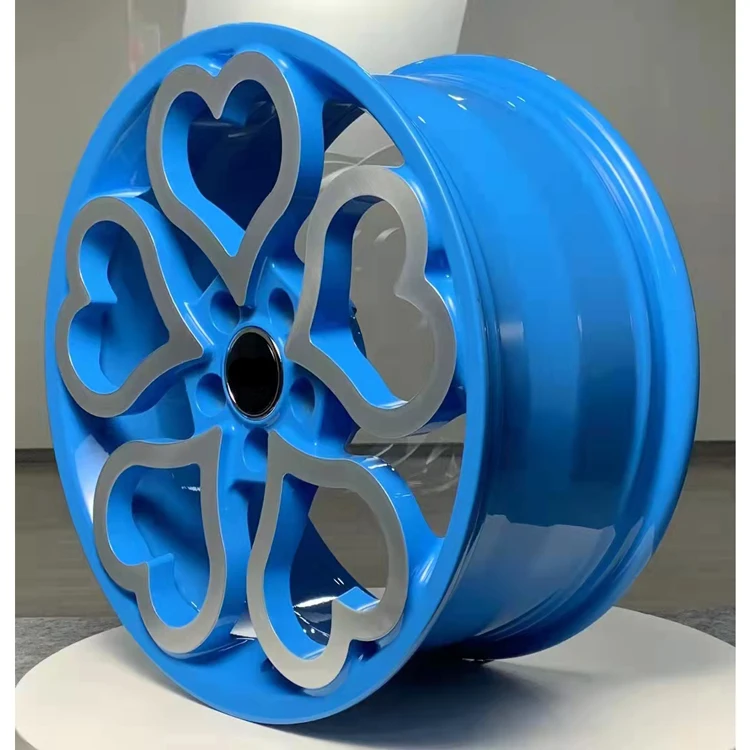 19 inch 5x112 5x114 heart shape forged alloy wheels car rims