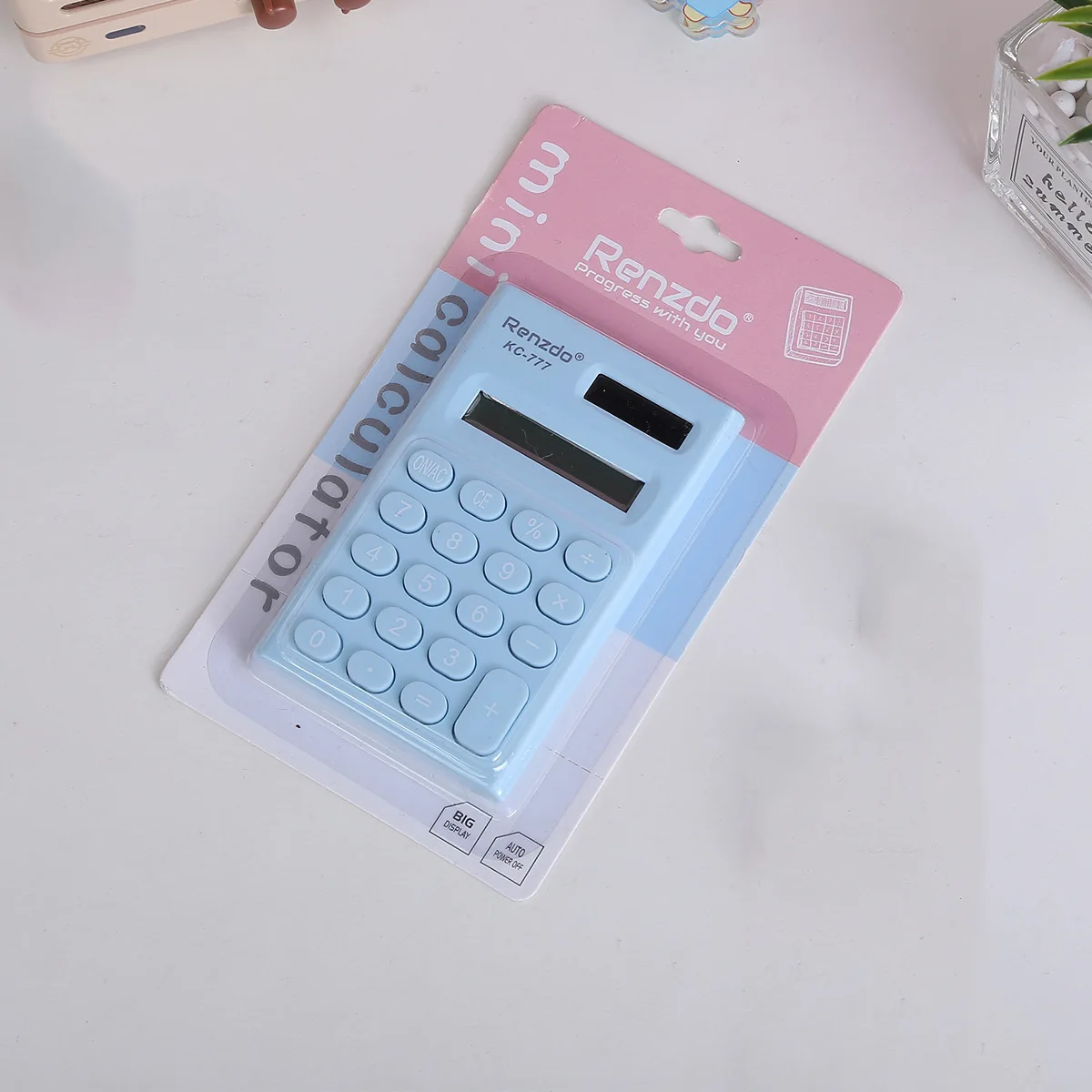 POSH DREAMS 9.6*6CM small portable MINI student-specific scientific calculator 8 digits
