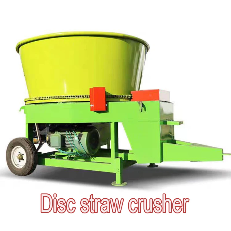 Big Straw Bale Crusher Mobile Straw Crusher High Efficiency Straw And Hay Crusher