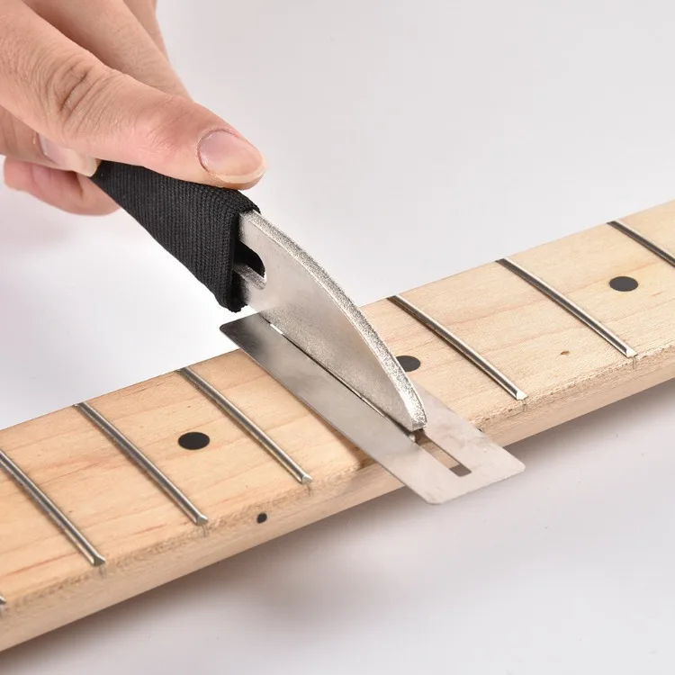 Guitar Fret File Neck Protection Sheet Diamond Abrasives Guitar Fret Crowning File Concave Profile Luthier Tool Guitar Care